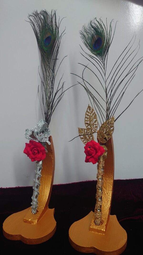 Royal Peacock Nikkah Pen Set – Custom Bride & Groom Edition